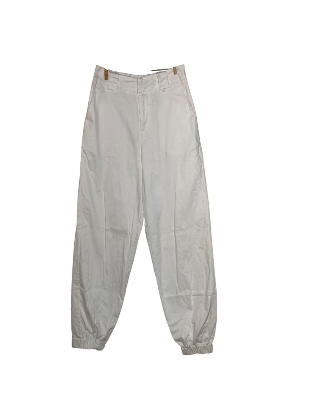 I AM GIA Cobain Balloon Jogger Pants White Sz SM High Rise - NO CHAIN